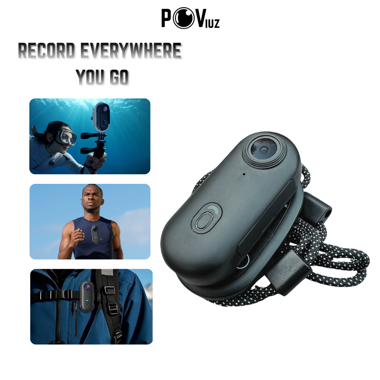 POViuz Mini Camera 4K